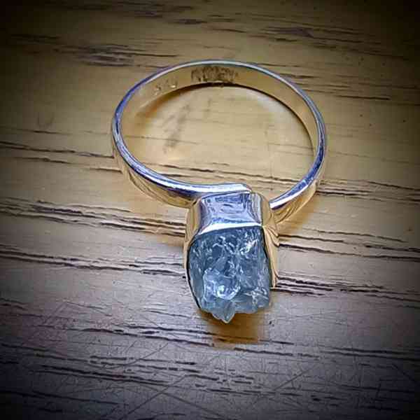 aquamarijn verstelbare ring 925 sterling zilver (2)