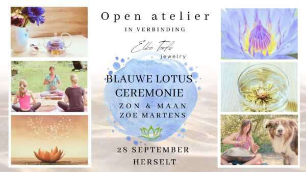 Blauwe Lotus Ceremonie Door Zoë van zon en maan en  Jeroen van Rhythm & Bones