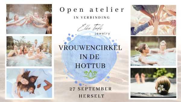 Vrouwencirkel in de Hot Tub