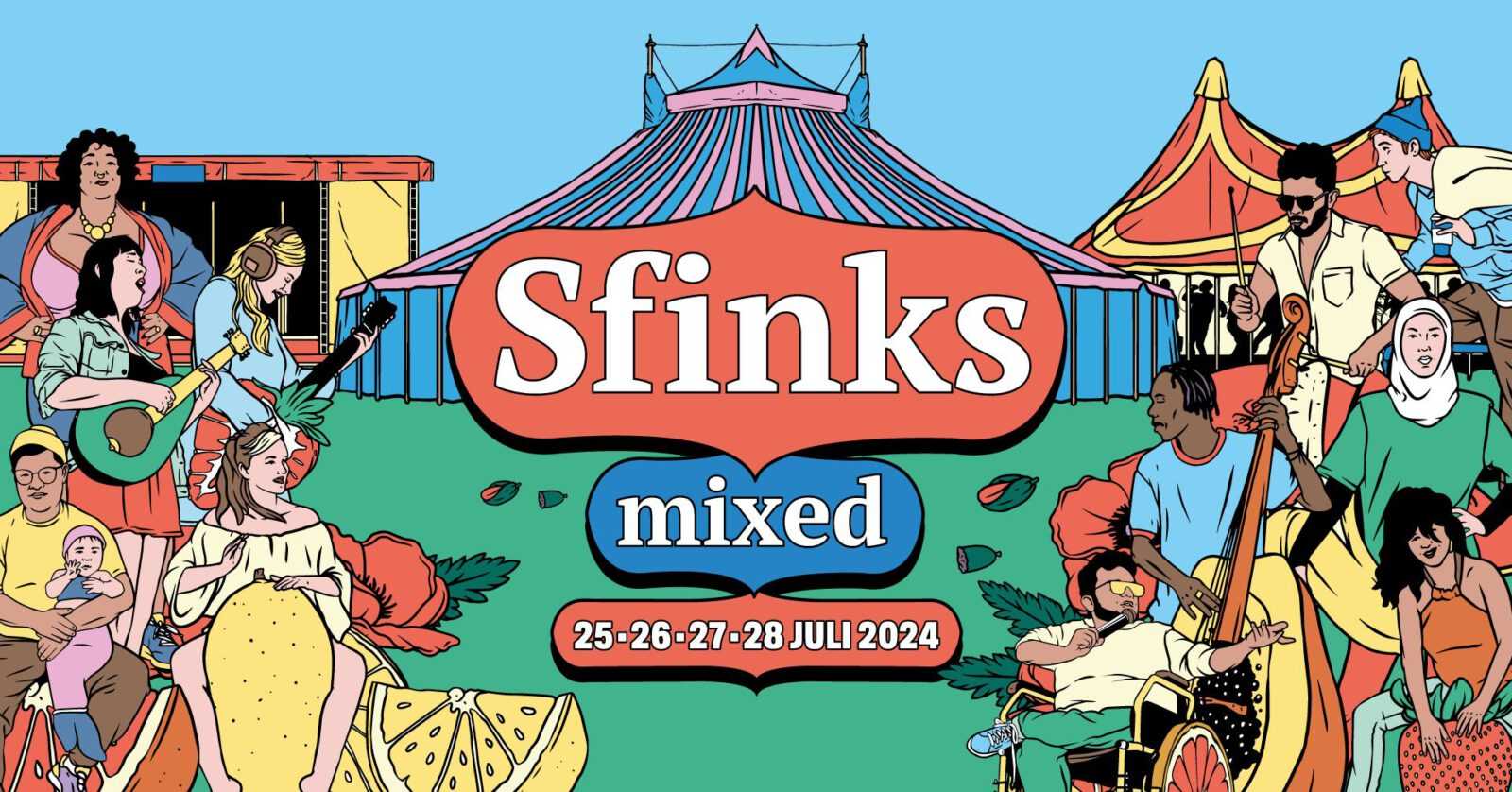 sfinks mixed 2024 Gratis festival voor jong en oud